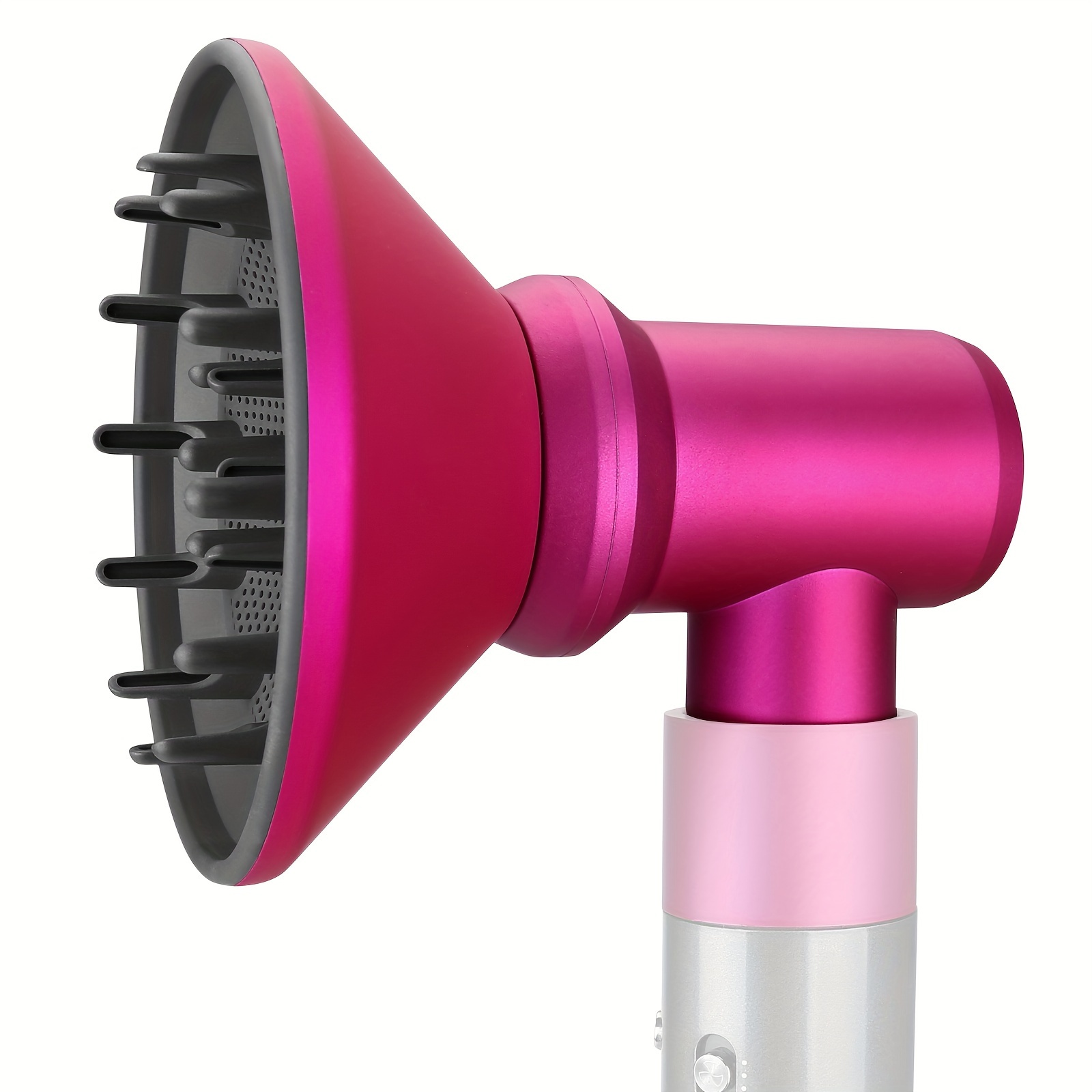 

Magic Hair Dryer Diffuser Attachment - Compatible With Air Wrap Styler, Curly & Textured Hairstyles, Ideal Gift For Women And Girls, Fragrance-free, No Batteries Required, Converter, Red