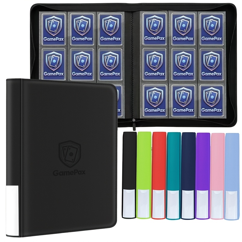 TEMU Binder Capacity For 324pcs Machines - 20pcs Top-loaders | Waterproof And Anti-yellowing Pp Liner | Tab Classification Portable Card Organizer