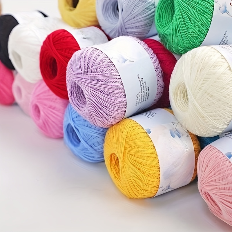 crochet thread sold on Temu Canada