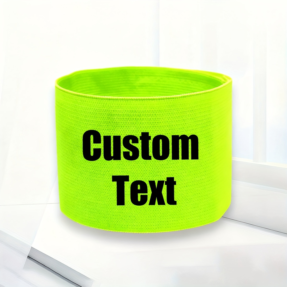 TEMU Bracciale personalizzato con elastico, fascia a , braccialetto, per ciclismo, calcio, sportivi e di beneficenza, riutilizzabile, regalo unico