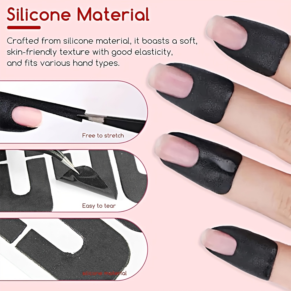 Disposable Nail Anti-Overflow Tape Set for Beginners