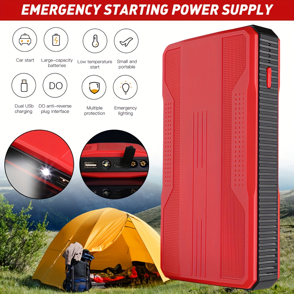 99000mAh Jump Starter & Power Bank with USB Fast Charging