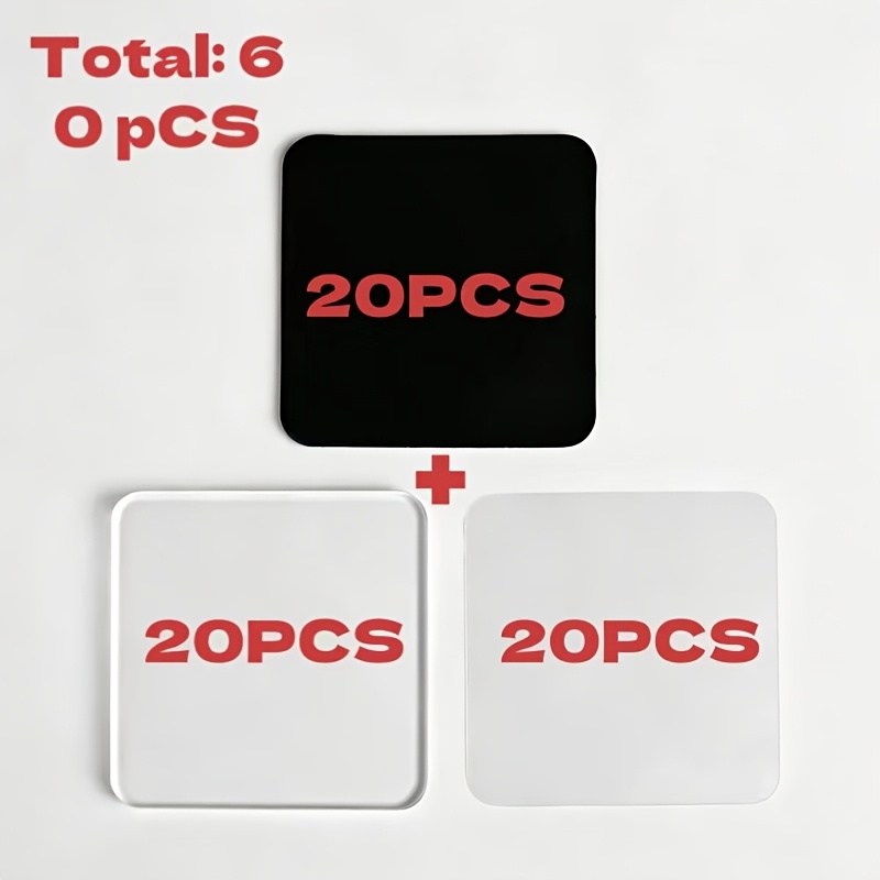 TEMU 60pcs 20 Sets Creative Personalized Handmade Refrigerator Magnets For Home And Work Whiteboard Stickers