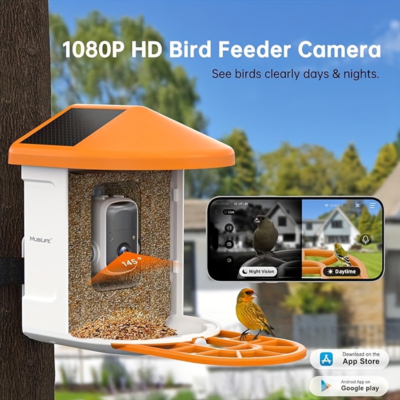 Nouvelle Caméra Intelligente D'alimentation Pour Oiseaux Avec