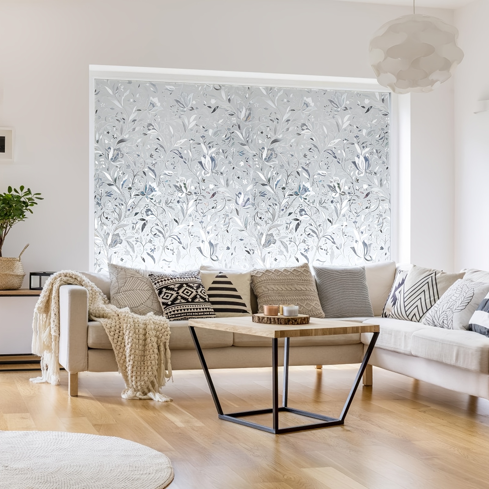 3d Window Privacy Film, 90*200cm Anti-spy Film, Frosted Glass Covering, Window Film, Electrostatic Film, Self-adhesive Film, Ideal For Bedrooms, Bathrooms, And Windows