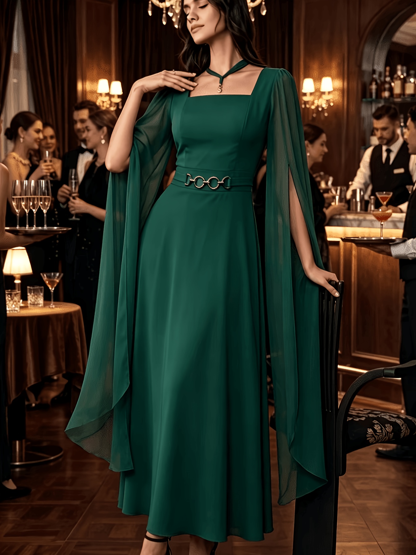 evening dress shrug for dresses sold on Temu United States Size:06.0 frenzy_dresses_xl bolero jackets for formal dresses Terra & Sky Women's providing a chic look