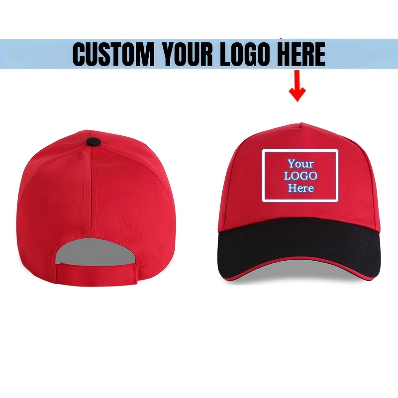 TEMU Cappello Snapback Personalizzabile - Regolabile per e Donne, con il Tuo Testo, Lavabile in Lavatrice, Regalo per San Valentino, Festa del Pap�,