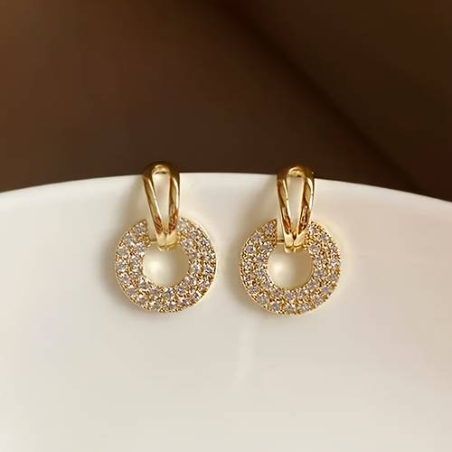 a pair of geometric stud earrings simple and elegant personality earrings a gift for women suitable for daily wear vacation and holidays