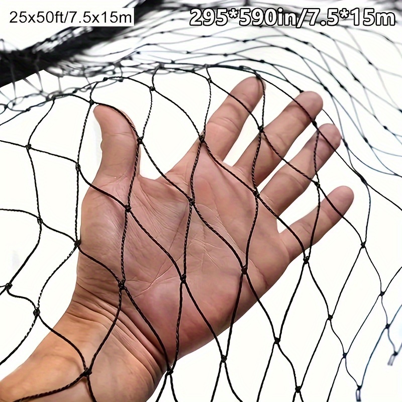 

Netting For Coops - 7.5m X 15m, For Bushes, & , Out , & , For Poultry Runways &