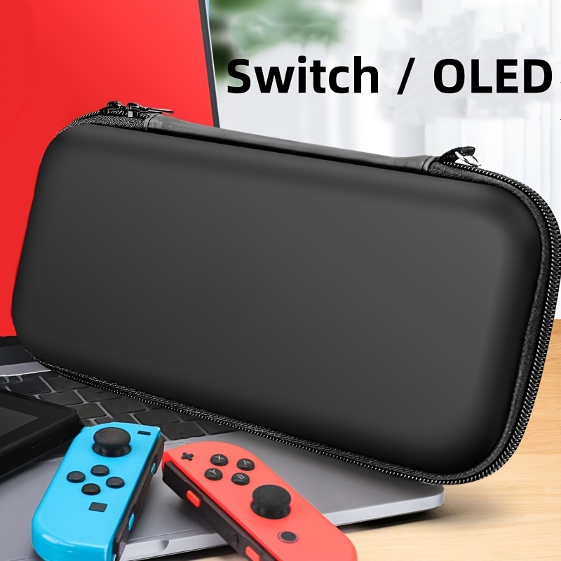 

For Switch Oled & Lite Carrying Case - Eva Hard Shell Storage Bag With Large Capacity, Protective Travel Pouch For Console, Accessories & Game Cards, Game Card Box, Handle Shell