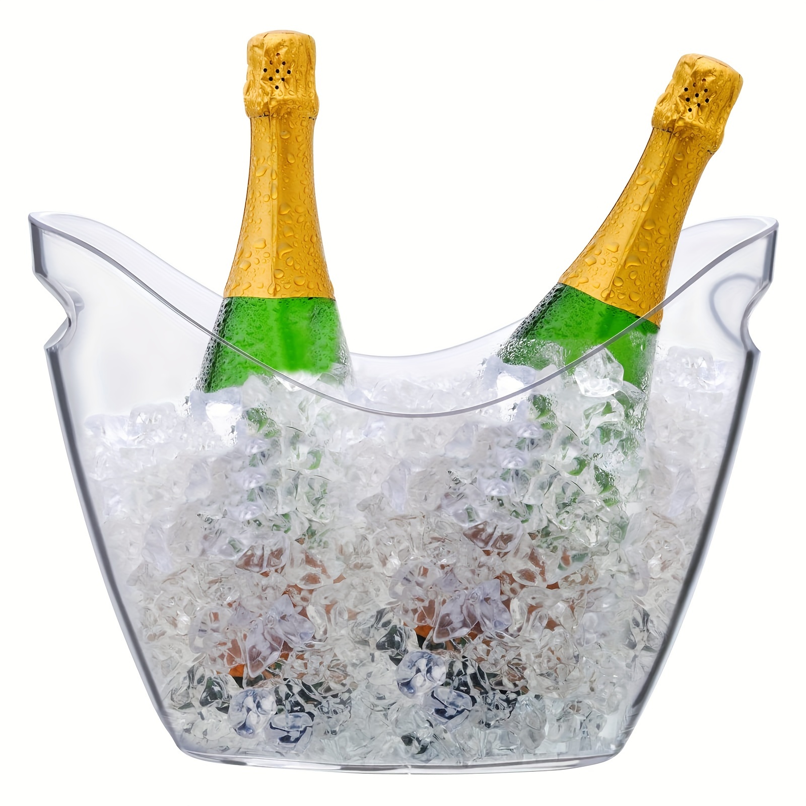 Plastic Ice Bucket Ice Bucket Plastic Wine Chiller Champagne - Temu
