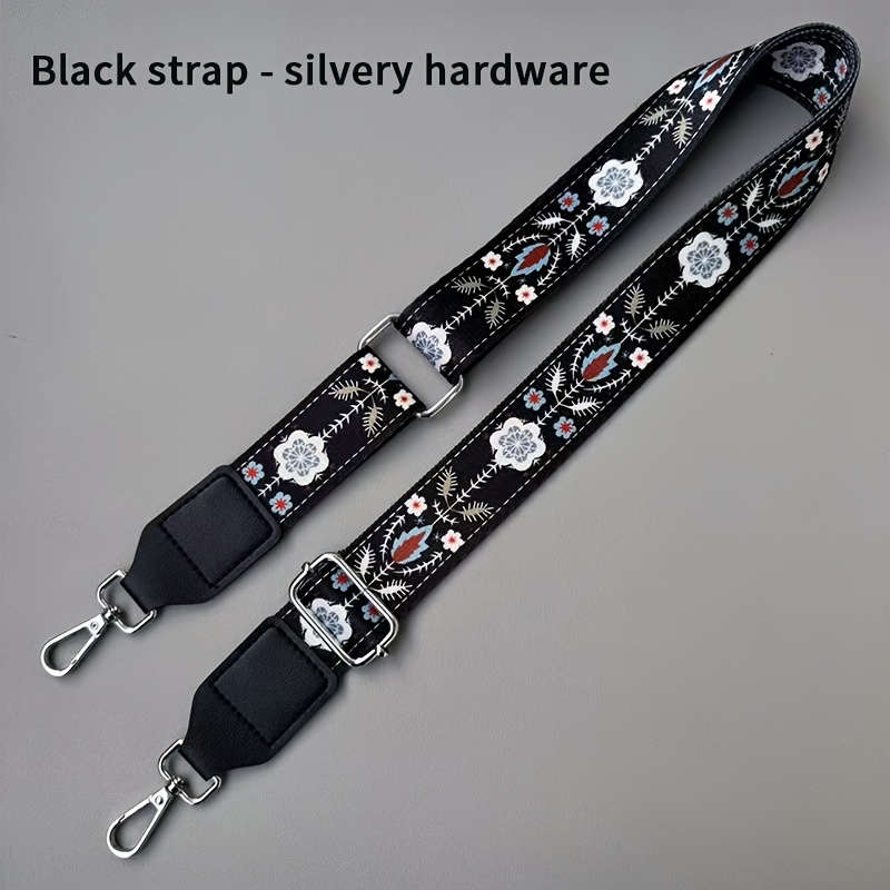 

Bohemian Print Strap, 3.8cm Wide Adjustable Diy Strap With , Polyester Shoulder Strap For Bag Replacement, Fashionable Woven Crossbody Strap, 57cm Length