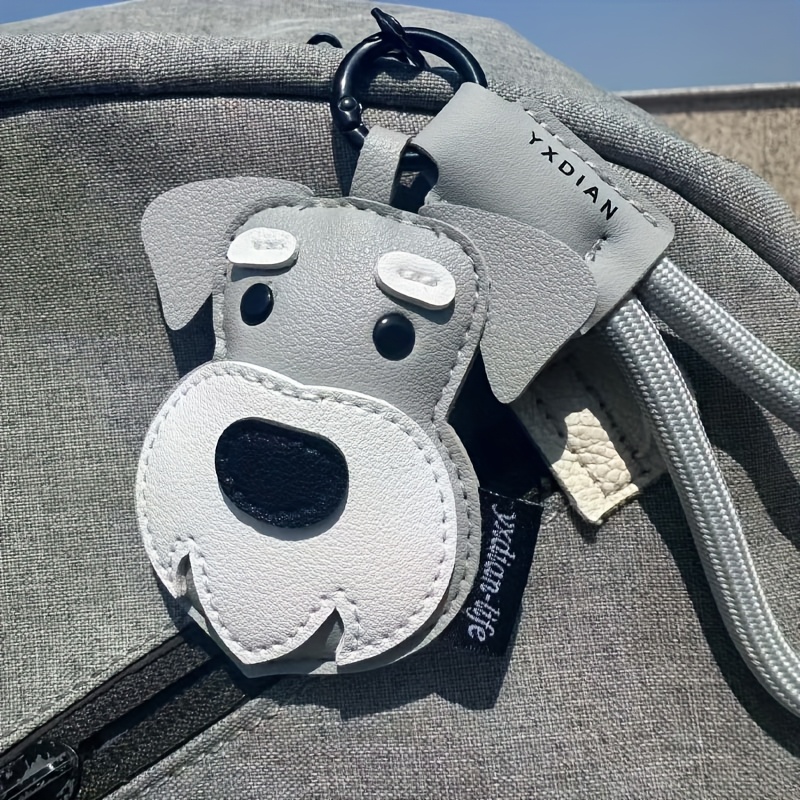 a cute simple fashionable schnauzer keychain a bag charm a - Temu