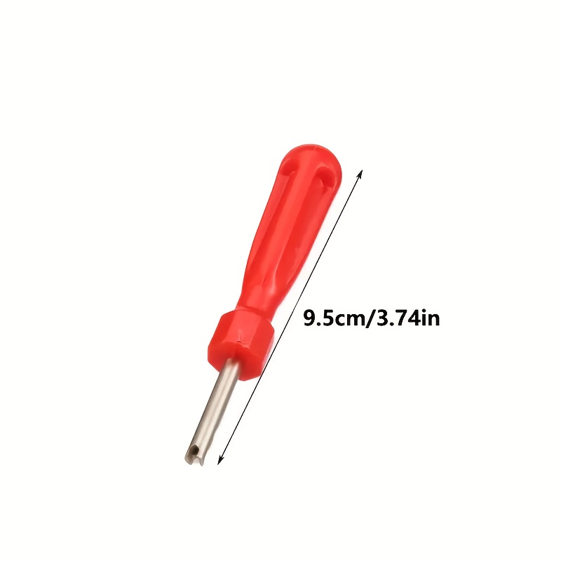 1pc Car Bicycle Slotted Handle Tire Valve Stem Core Remover Screwdriver Car-styling Additions Car Tire Repair Install Tools