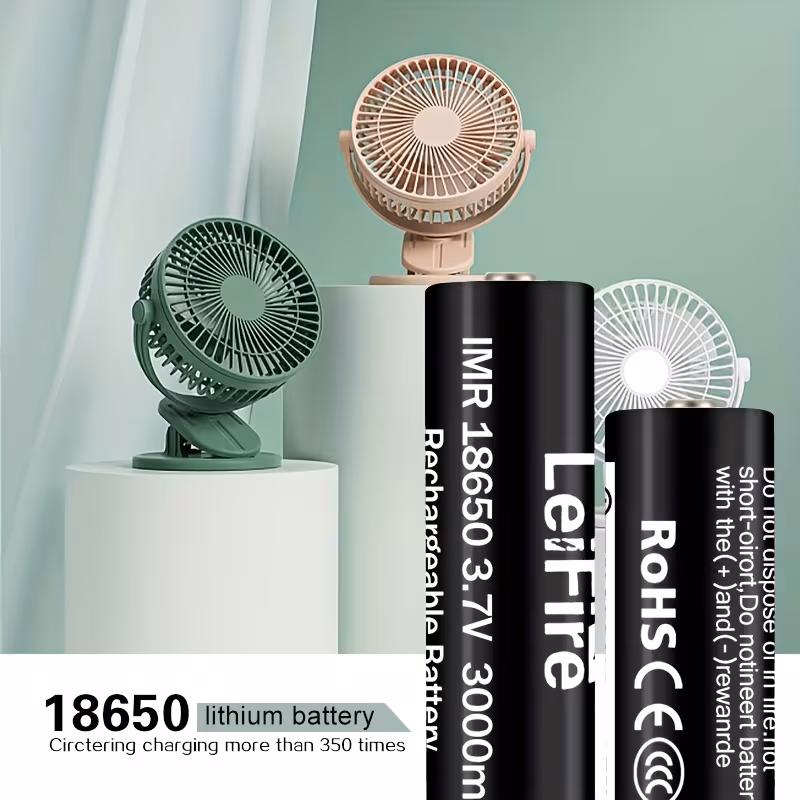 32 piezas batería recargable 18650 de litio original con punta afilada, 3000mah y 3.6v, compatible para linternas, ventiladores, radios, ., larga duración Detalles del producto 6