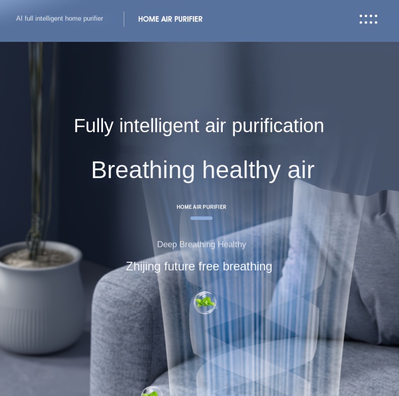USB- Portable Air Purifier with Negative Ion Technology & HE-like Filter-like Effect - Eliminates Formaldehyde, Smoke, Odors, Allergens, Dust, Pet & Smoke - Plug-in Air for Home, Office, Car, Bedside (USB-