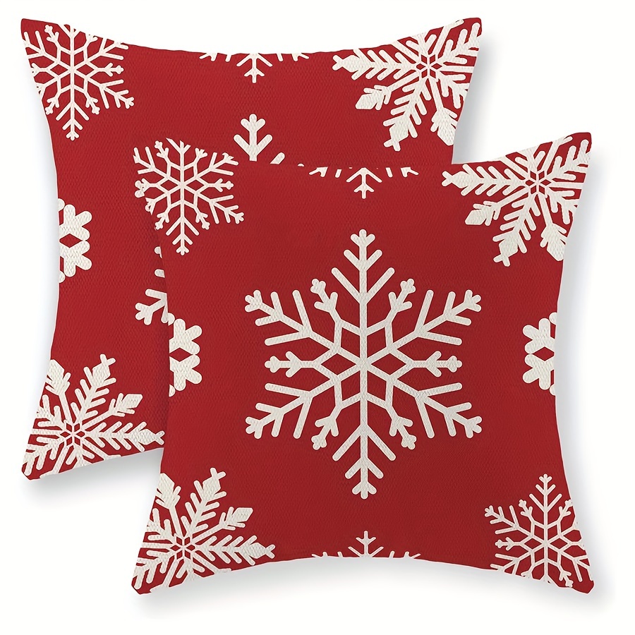 

2pcs Christmas - , Zip , - For & Decor, 16x16/18x18/ ( Not Included), Christmas Decor