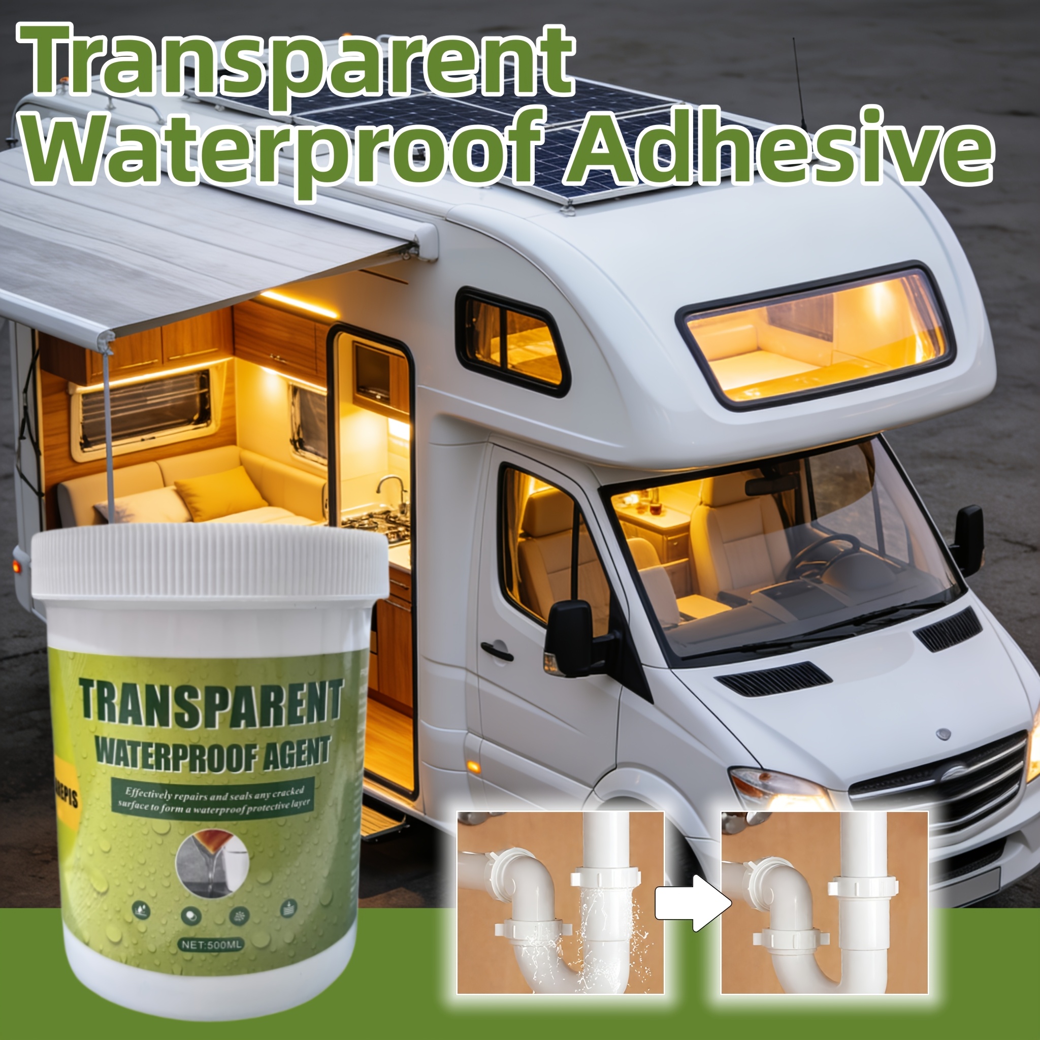 rv waterproof         materials suitable for   in vehicle body metal plastic glass and wood waterproofs against leaks and moisture resistant to high and low temperatures and  