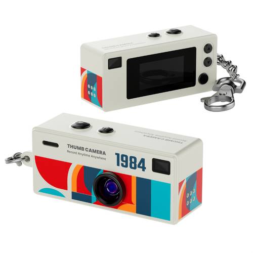 caméra compacte 1080p fhd avec 130°, dotée dun et lumière de remplissage. cette mini caméra portable un écran tft lcd, pour le vlogging, les et lutilisation , et dispose dun emplacement pour carte tf.