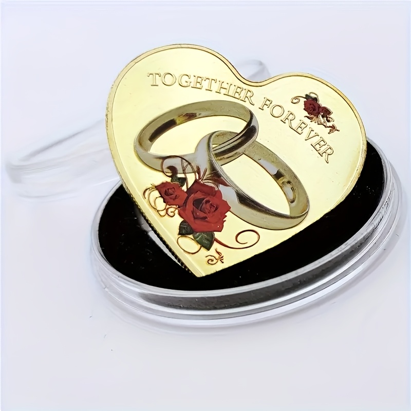 

Commemorative Coins Of Love Tokens, Love Coins, Valentine's Day Wedding Commemorative Coins, Love Badges