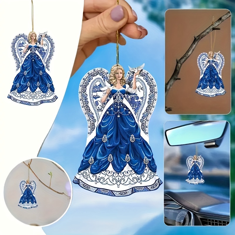 1pc Diamond Bella Angel Girl Ornament Cute Car Accessories - Temu Mexico
