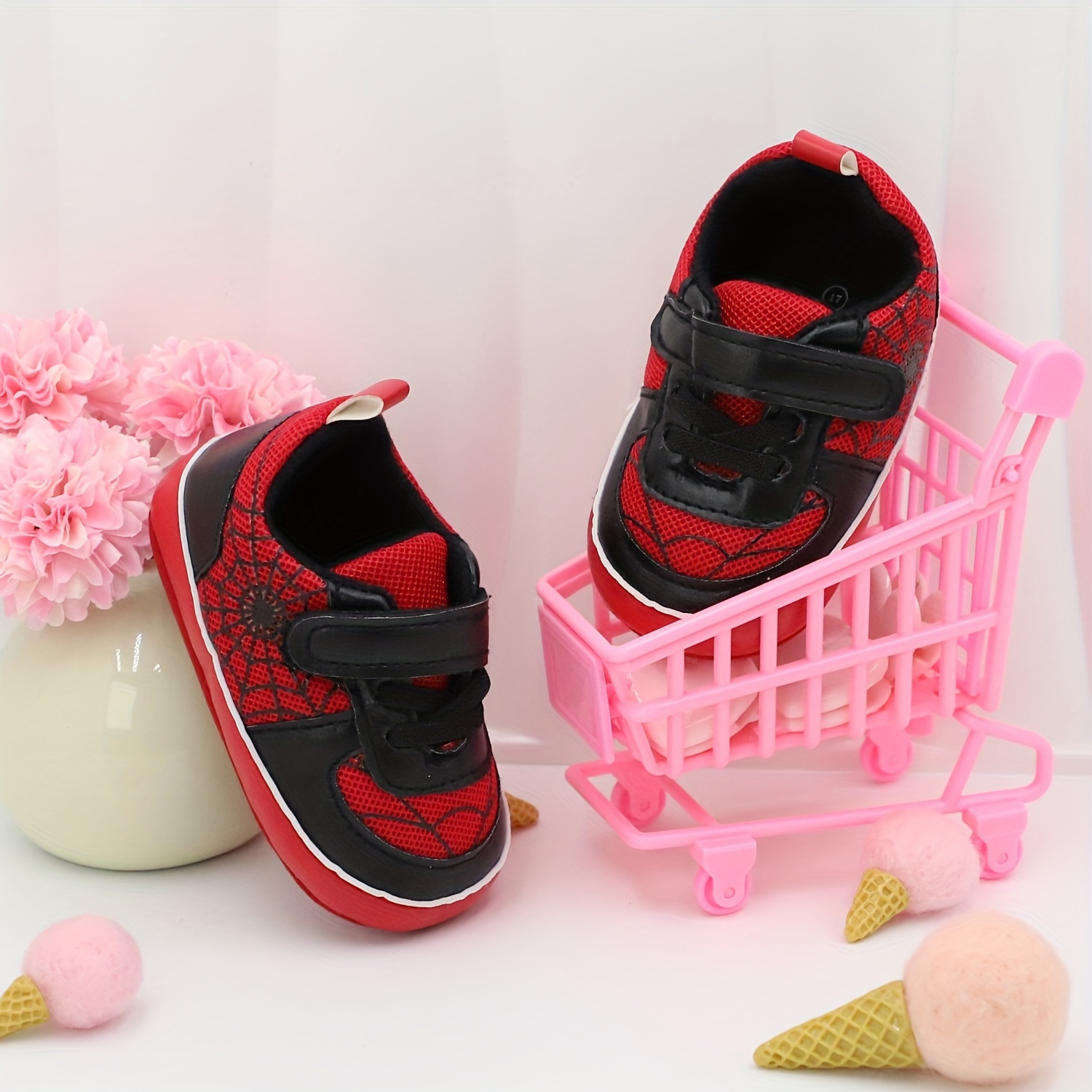 Baskets pour bébé avec fermeture Velcro