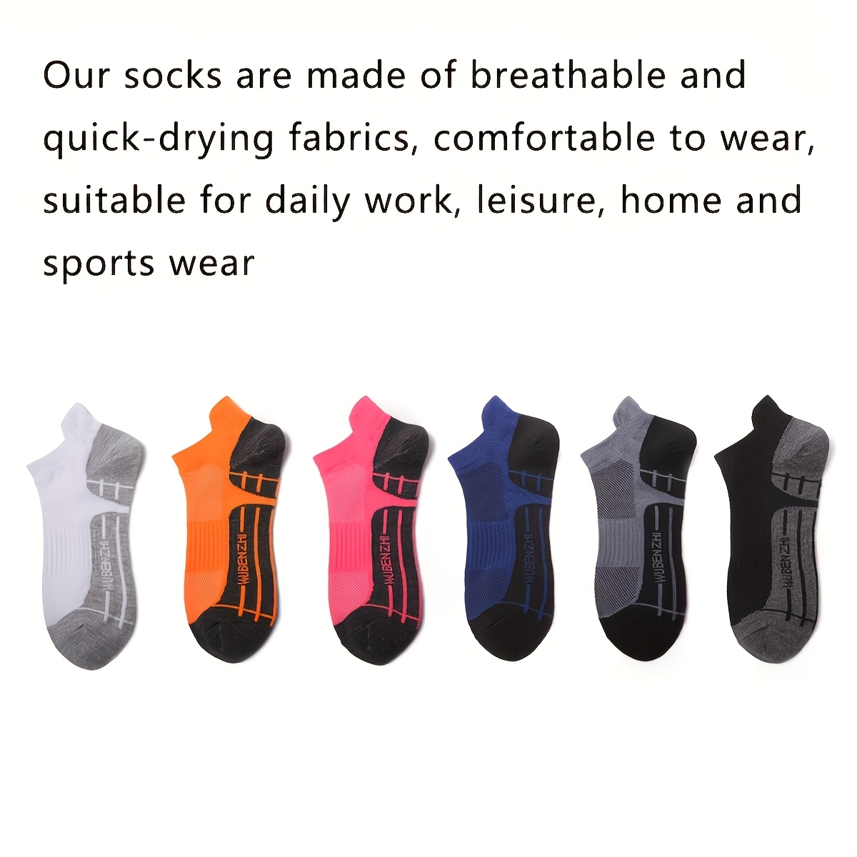 8 pairs unisex sports ankle socks breathable quick dry running socks moisture wicking lightweight athletic socks for men women