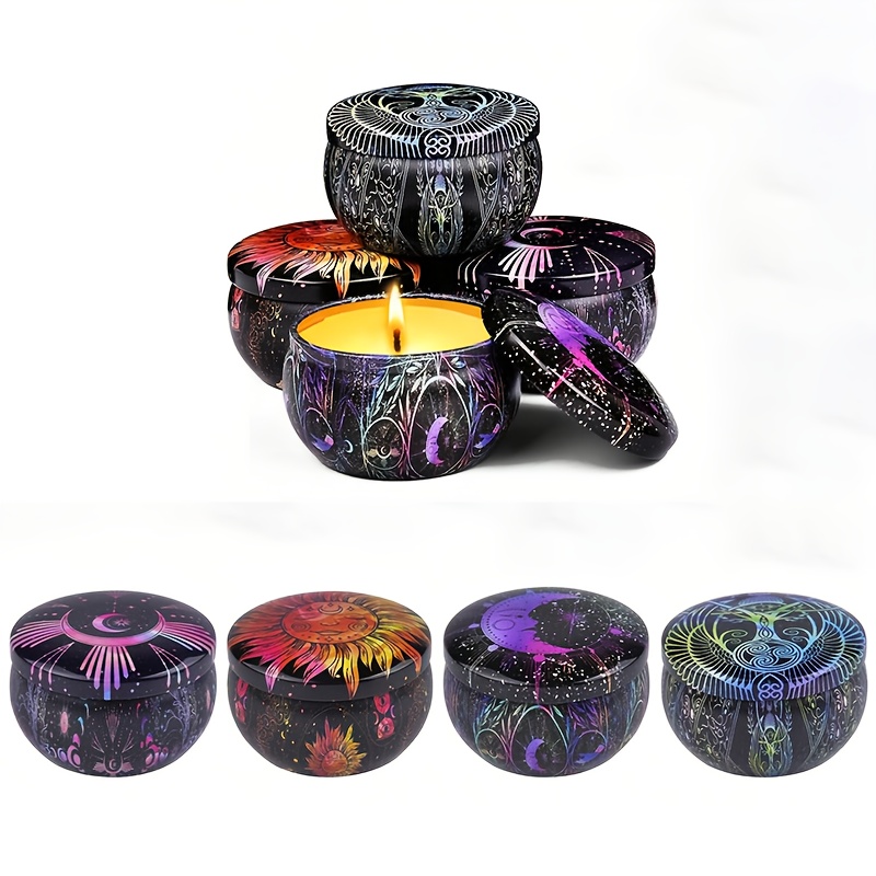 

Candle Tins Patterns, Diy Round Containers With For Candle Making, Arts & Crafts, Storage & More ()