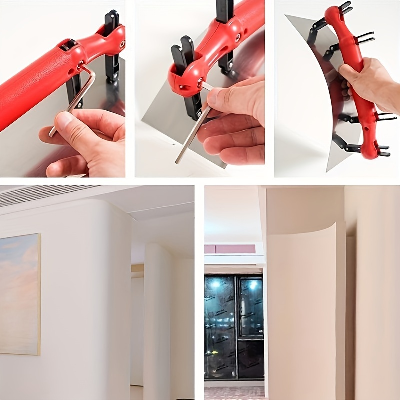 versatile high carbon steel putty knife adjustable   for painters multi functional home   tool oil paint scraper universal scraper details 3
