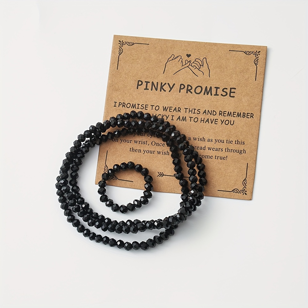 Bohemian Crystal Handmade Beaded Multi-Layer Bracelet and Ring Set