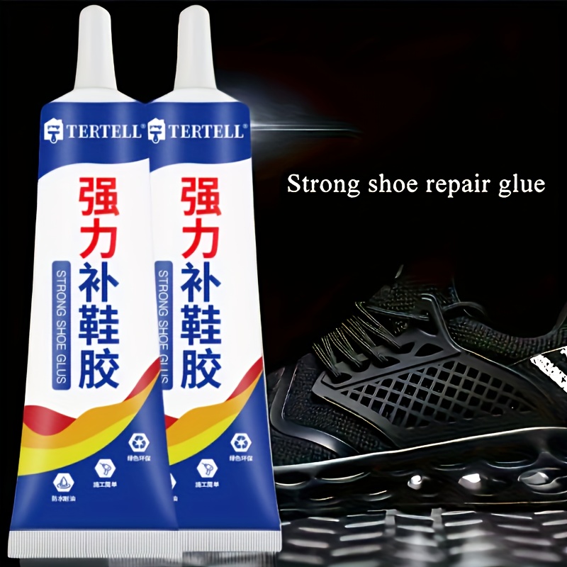 60ml Strong Hold Shoe Repair Glue for Faux Leather, Sneakers & Sneakers ? High-Temperature Resistant, Non-Toxic, Transparent Finish, Easy to Use, Fast Curing Adhesive, Athletic Shoe Bonding | Clear Finish Glue | Nontoxic Adhesive, Shoe Accessories