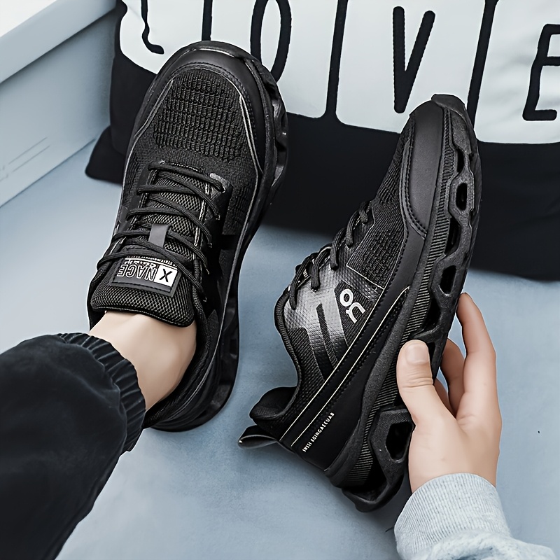 Men's Ultra-Light Sneakers Suitable for & Casual Wear - Anti-Slip Sole, Breathable Nylon Upper & Cushioned Soft Sole, Low-Top Sneakers for Gym,, Everyday Use - - Comfortable Streetwear