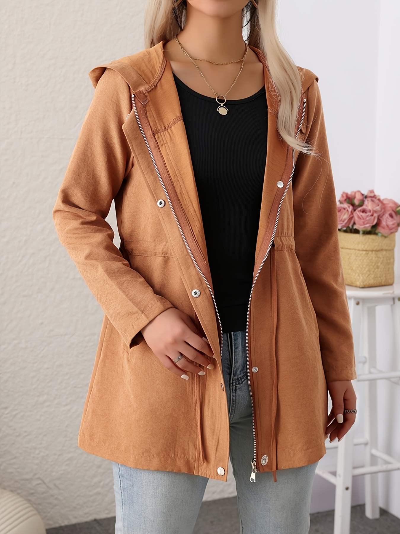 Jacket Elegante Damen Parka Damen Winter Jacke Warme Winterjacken