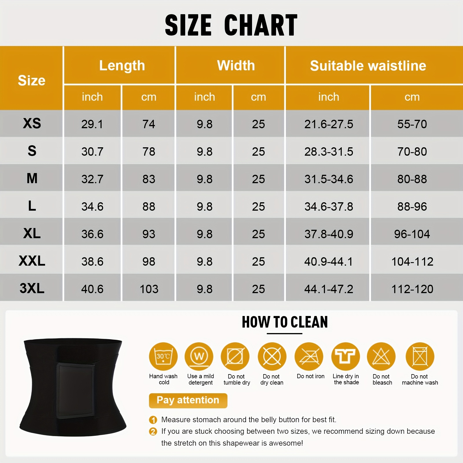 Tummy Trimmer Sweet Sweat Belt Size Chart Trimmer Belt Size Chart