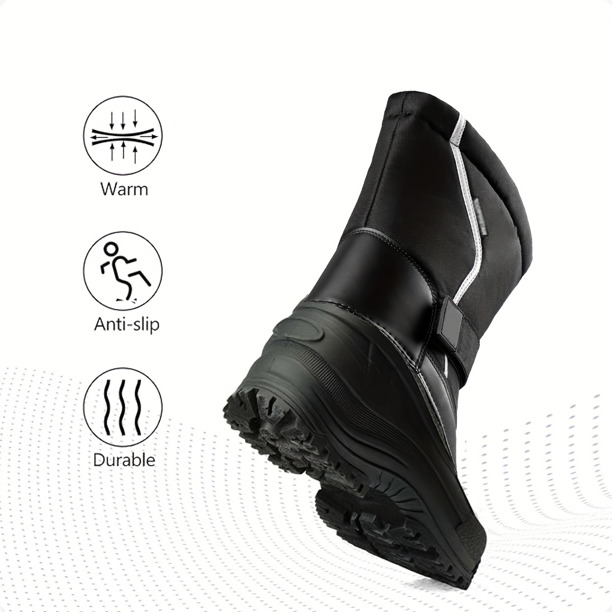 Stylish Men's Winter Snow Boots