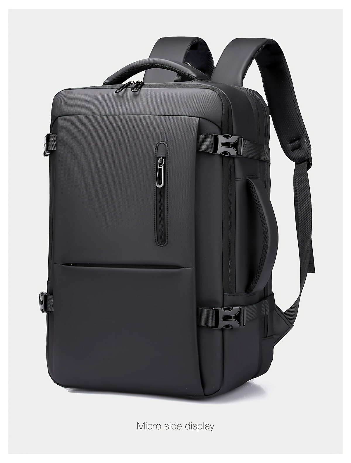 Mochila unisex WEIXIER, bolsa de viaje, bolso de mano, mochila unisex, bolsa para portátil, gran capacidad, función deportiva, mochila abierta a 180°, bolsa de equipaje para fines de semana, bolsa de negocios, bolsa de viaje de negocios, mochila escolar, expansible, compartimento independiente para computadora, adecuada para viajes escolares y de negocios, regalo para amigos y familiares.