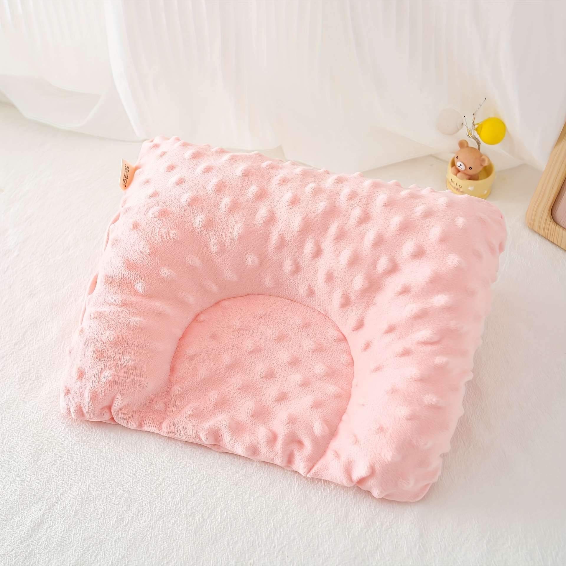 Image of Pet U-shaped Pillow, Soft, Breathable, And Comfortable, Solid Color Rectangular Pet Sleeping Pillow, Suitable For To Medium-sized Dogs And Cats