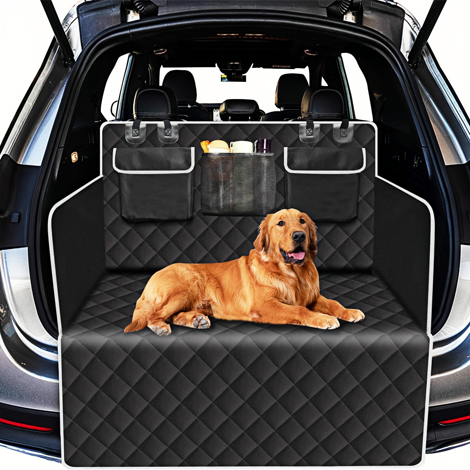 

Suv Cargo Liner For Dogs, Dog Trunk Cargo Liner For Family , 600d Oxford Car Pet Seat Cover, Waterproof Floor Mat For Dogs Cats, Cargo Protector Covers With Side Protection