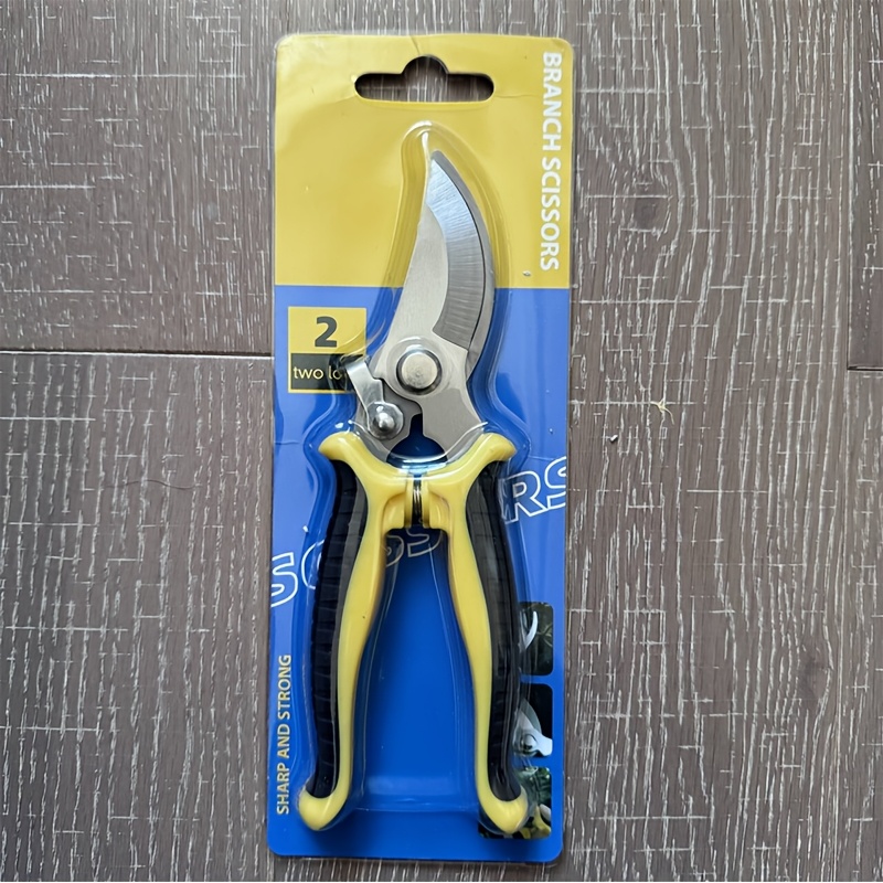 TEMU Ultra-sharp Heavy-duty Pruning Shears & Hedge Trimmer Suitable For Arthritis, 3x With Dual-size Opening, Rust-resistant & Arthritis-friendly