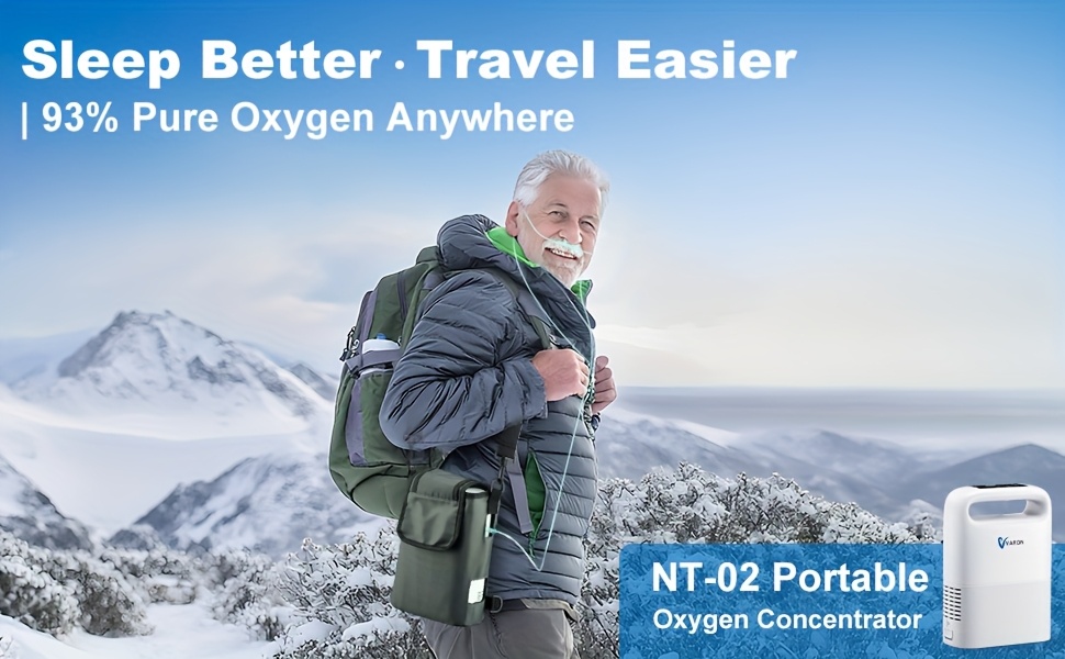 portable oxygen generator oxygen concentrator w accessories 1 5 settings for home and travel use Product details 1