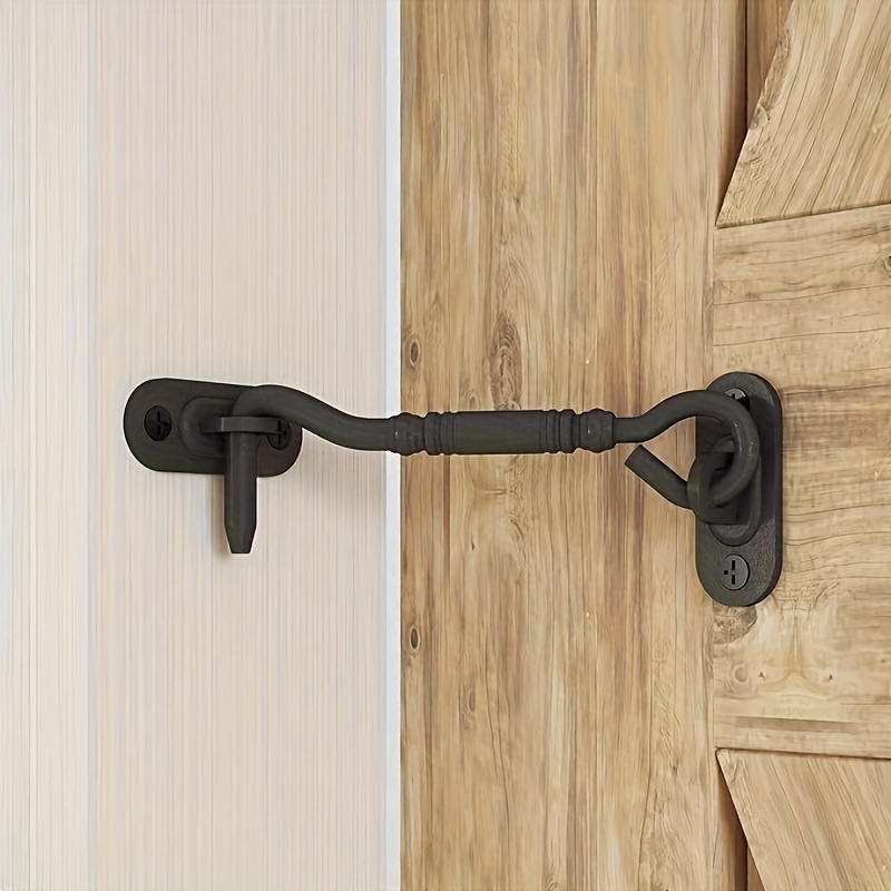 

Heavy-duty Metal Privacy Hook For Sliding Barn - 1pc