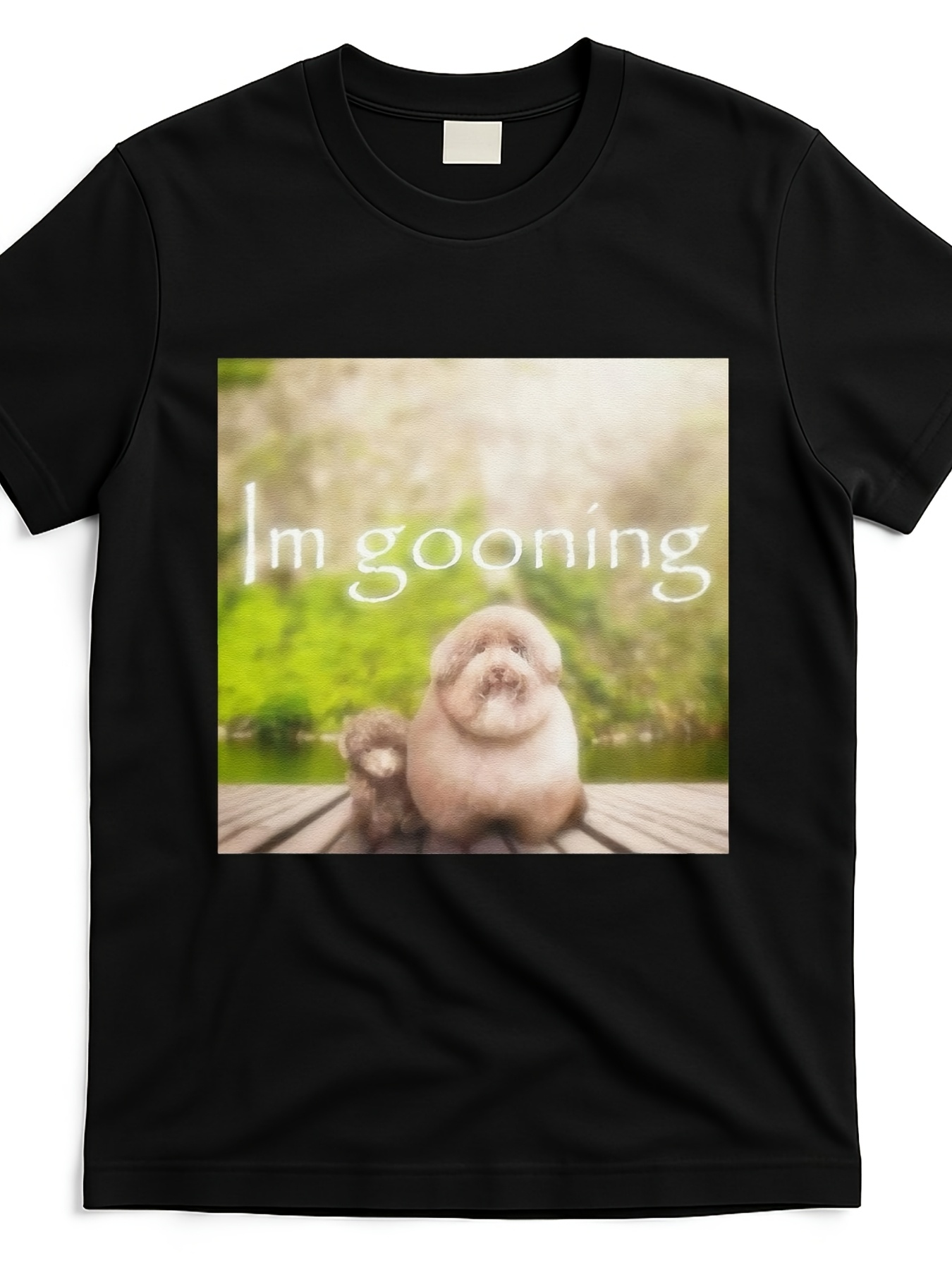 mens funny dog meme graphic t shirt im gooning slogan cute Temu