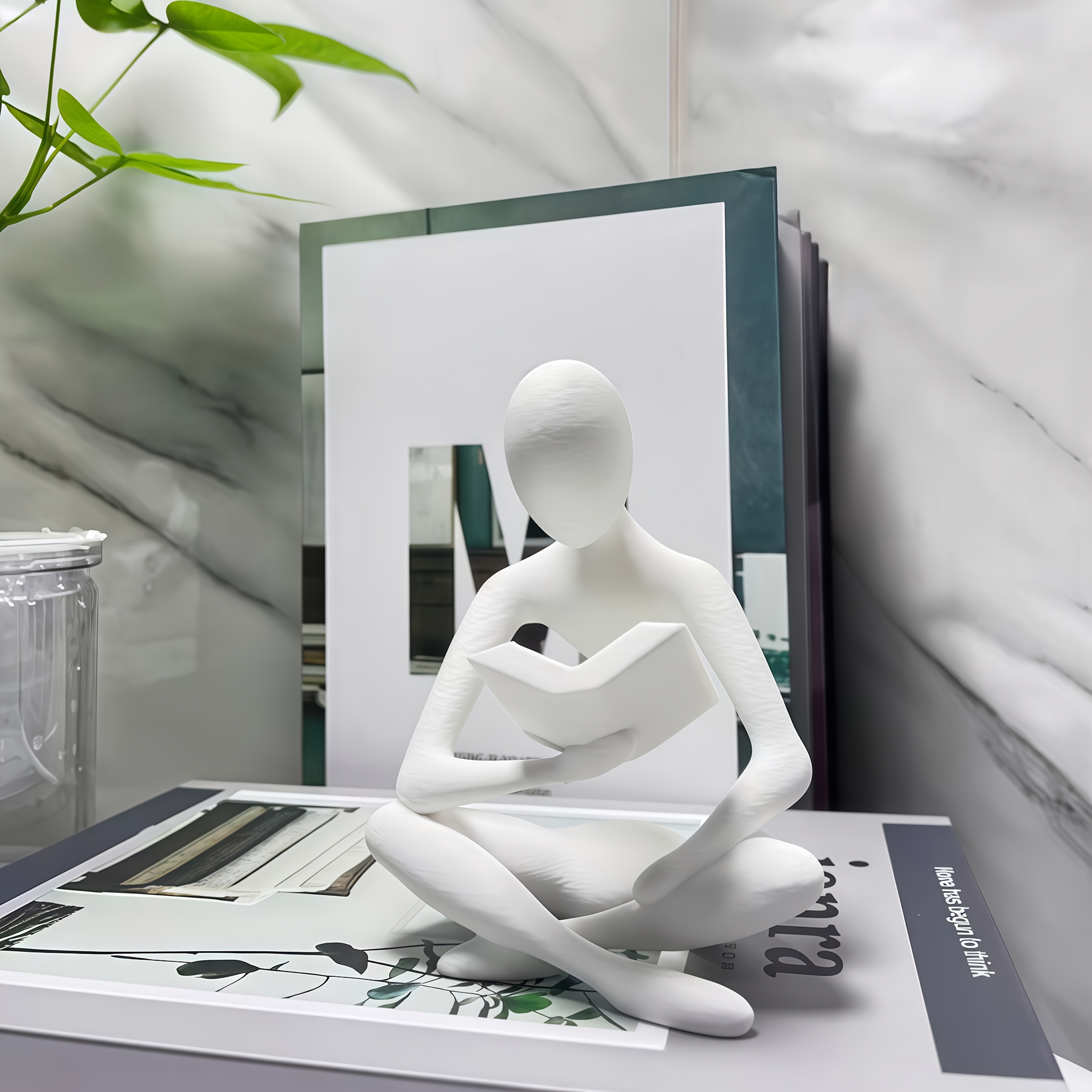 E-shop Sammelfiguren, abstraktes kreatives Schreibtisch-Ornament – Ornament im nordischen Stil – Jenseits-des-Sichtbaren schwebende Skulptur. Mit