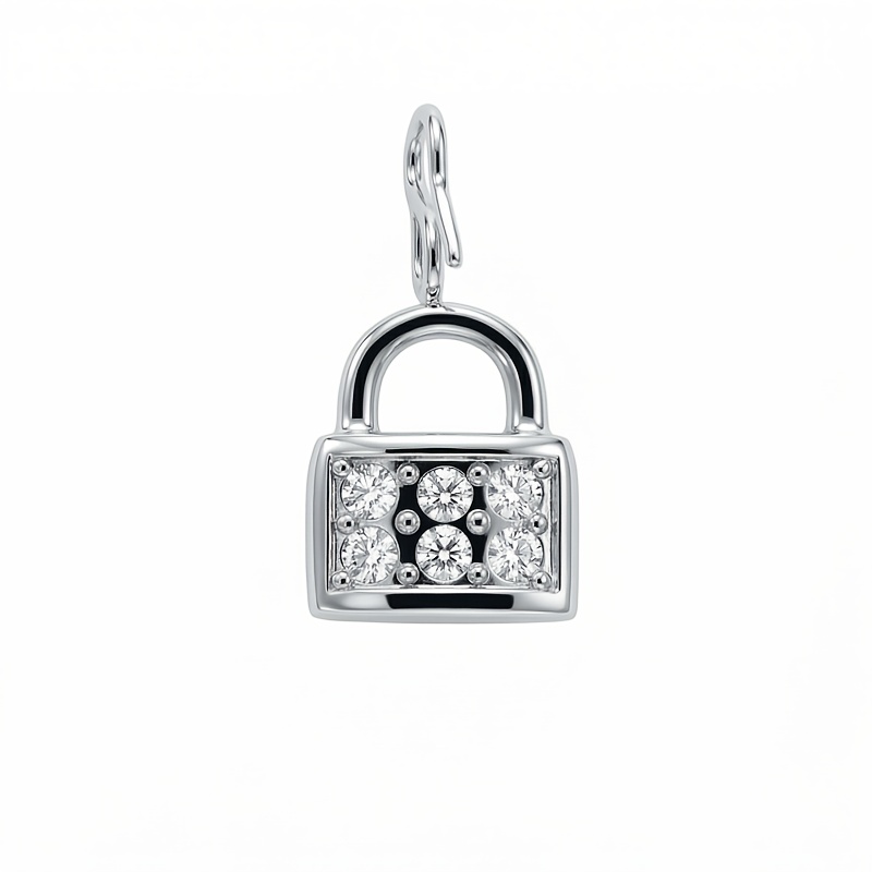 Minimalist Crown/Key/Lock Shaped Couple's Pendant Accessory