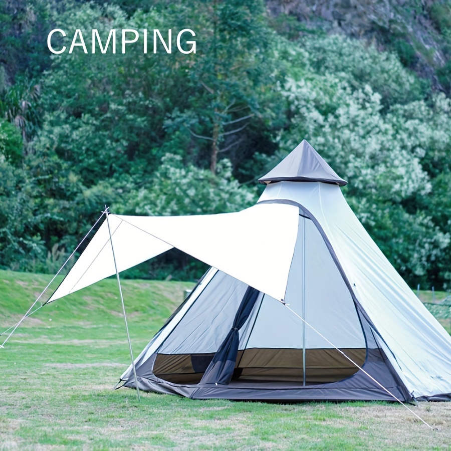 Leichtes Doppellagiges Indisches Tipi-zelt, Jurte, Tipi-zelt Für 3–4 Personen, Outdoor-camping