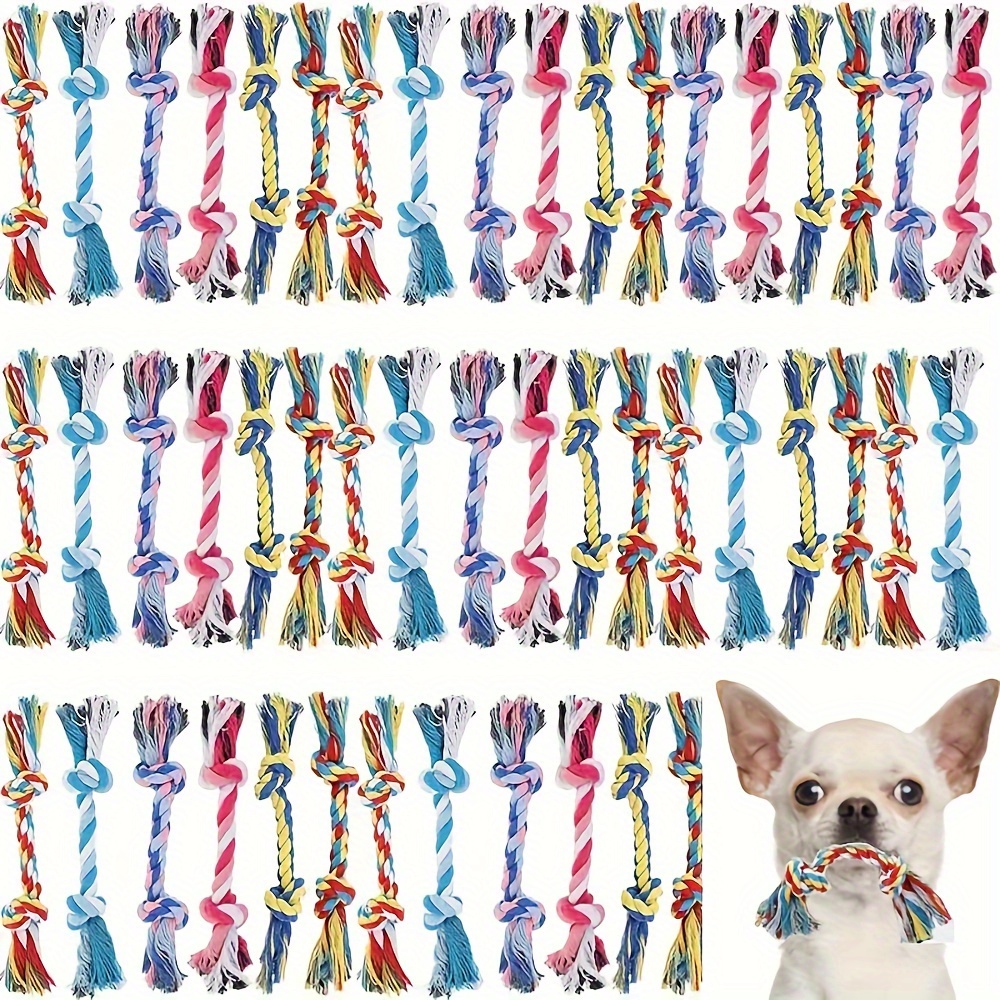 

15 Dog For Chewing, Cleaning - Teething Toy Set For Small Breeds -