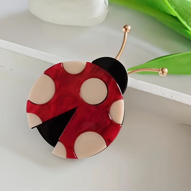 

Fashionable Handmade Ladybug Brooch - Cute And Simple Animal Pin,