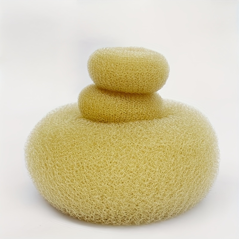 E-shop 3 Stück 15 cm Extra Große Brötchenformer - Nylon Mini Donut Styling-Werkzeuge für perfekte Twists Locken