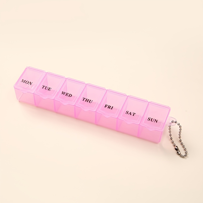 Portable Moisture-Proof Seven-Day Weekly Pill Organizer