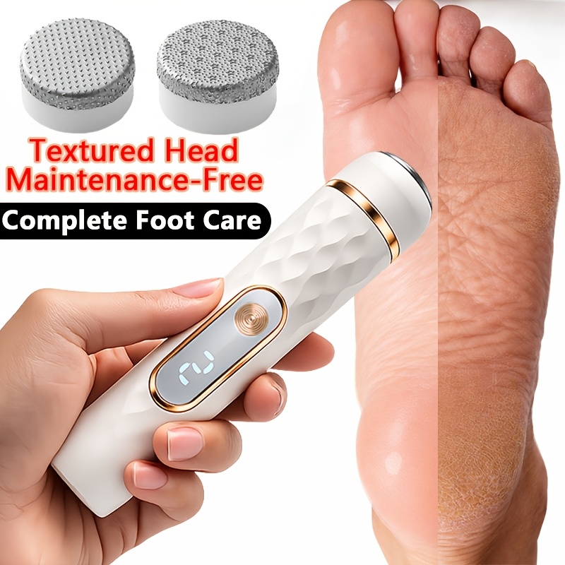 electric   file automatic callus remover portable electric pedicure     control for hard and   rechargeable and replaceable heads pedicure kit for men and women with cracked heels and dead skin christmas gift